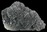Silvery Druzy Quartz Cluster - Uruguay #121401-1